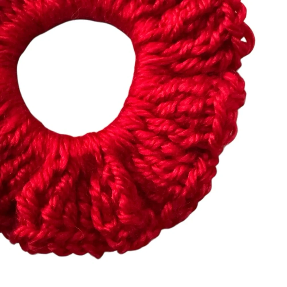 Elegant Red Hair Scrunchie